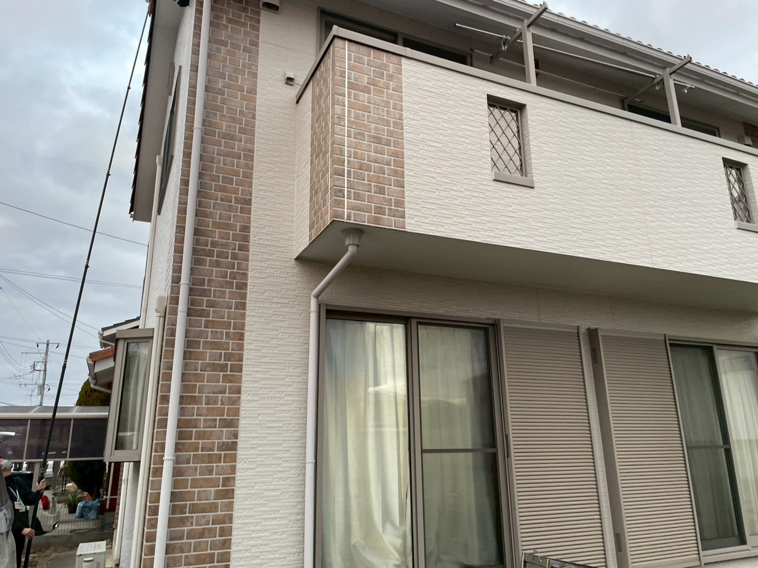 雨シミの無いバルコニーの軒天